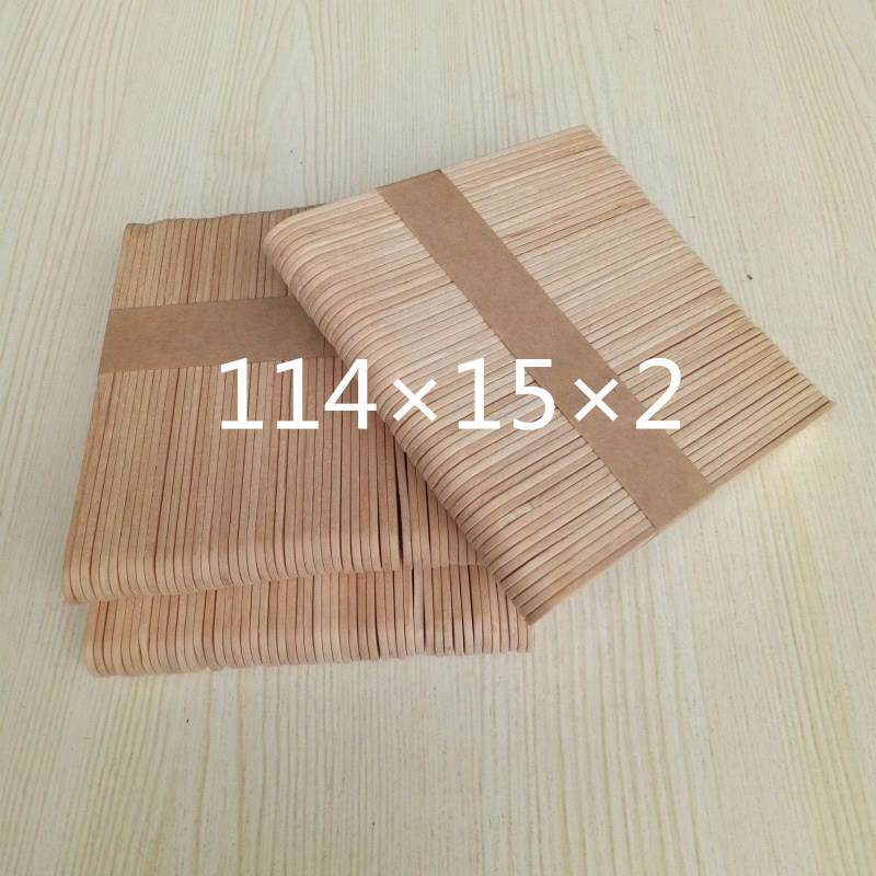雪糕棒114*15*2型mlm宽冰棒彩色雪糕棒压舌板木糕棒YZ11402可制作