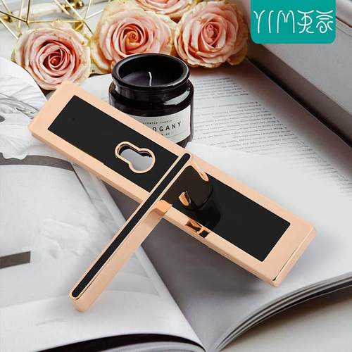 现静代合卧室执亚克力锌金CGE手门锁室内锁木门音锁具