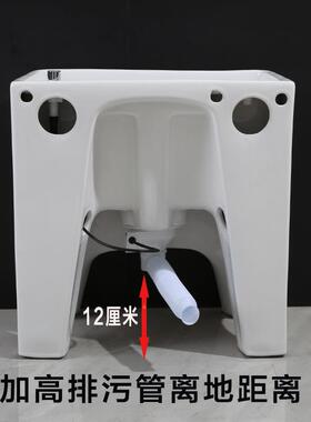 A10加家用高拖把池屋外阳台墩布池高脚拖布海池带龙头绵拖799布盆