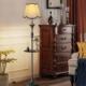 落地灯圆客厅602美式 古卧室书房沙发茶几桌置物立式 中古复眼氛护
