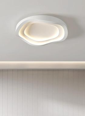 卧室灯灯极简现代简约水39650波纹顶灯个性吸创意主书房间网红家