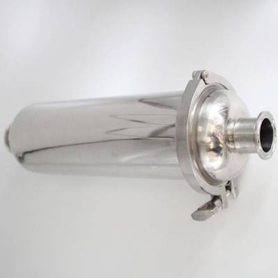 不锈卫生管道过滤器直通式过钢滤级DN32器卡箍过滤器（量大优惠式