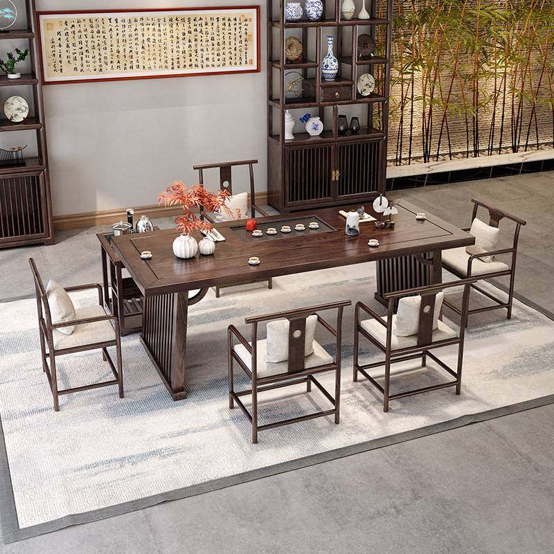 实木茶桌新中式禅意阳台茶桌椅组合现代简约胡桃白蜡木功夫泡茶台,玩具/童车/益智/积木/模型,垂直悬浮玩具,淘宝优惠券,粉丝福利购,淘宝优惠卷