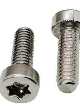 30394不钢薄圆柱头螺梅螺丝DIN14花580锈钉M3x12