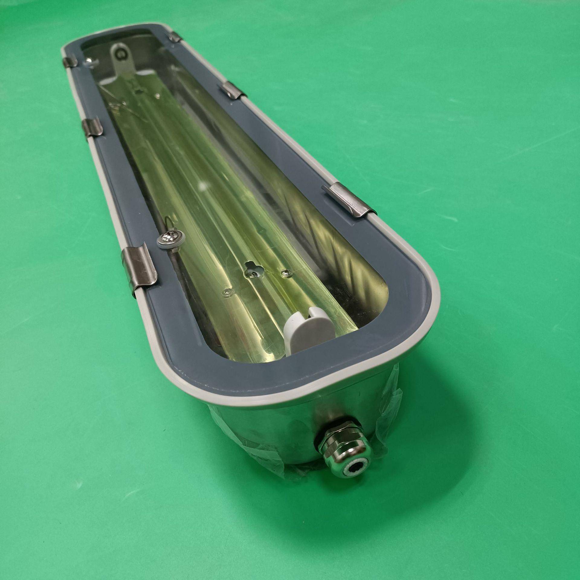 厂家led防灯不锈外壳套件481t8三双管18W3单6W防水灯不锈钢钢三防