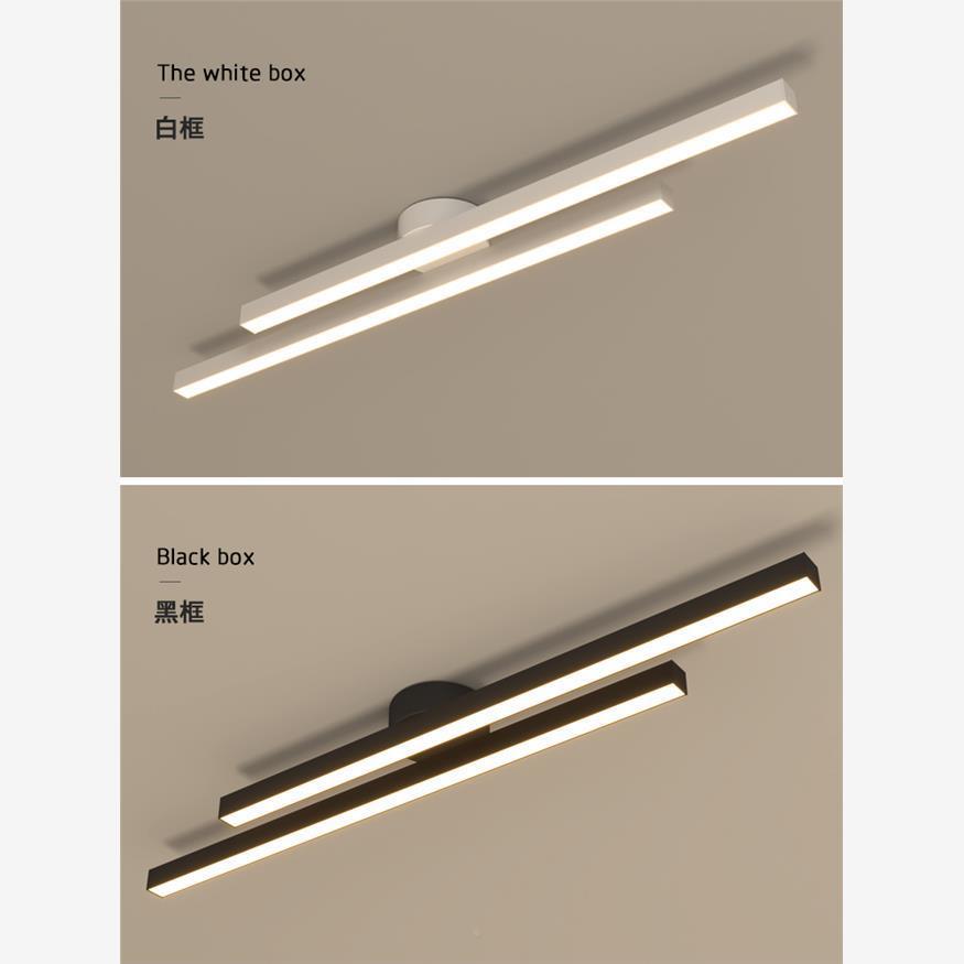阳台约玄过道走廊衣帽关间餐厅卧吸顶灯简331室现代中山长条led灯