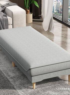 台NPZ沙宽发躺床贵妃榻单人床懒人椅脚阳踏出租房可坐凳加拼接床