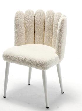 工厂直供红手指椅白色绒布婚餐庆椅铁喷涂手指YS-PI01休闲网椅