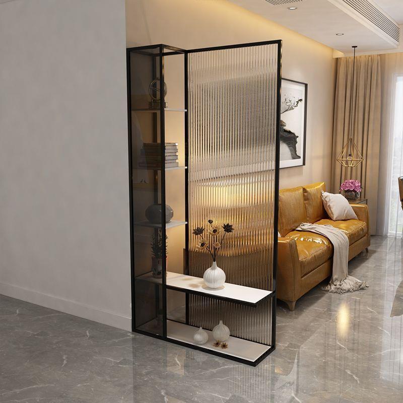 dnd关新款现进JZI入户客厅玄柜置物架玻门璃隔断轻奢代简约沙发屏