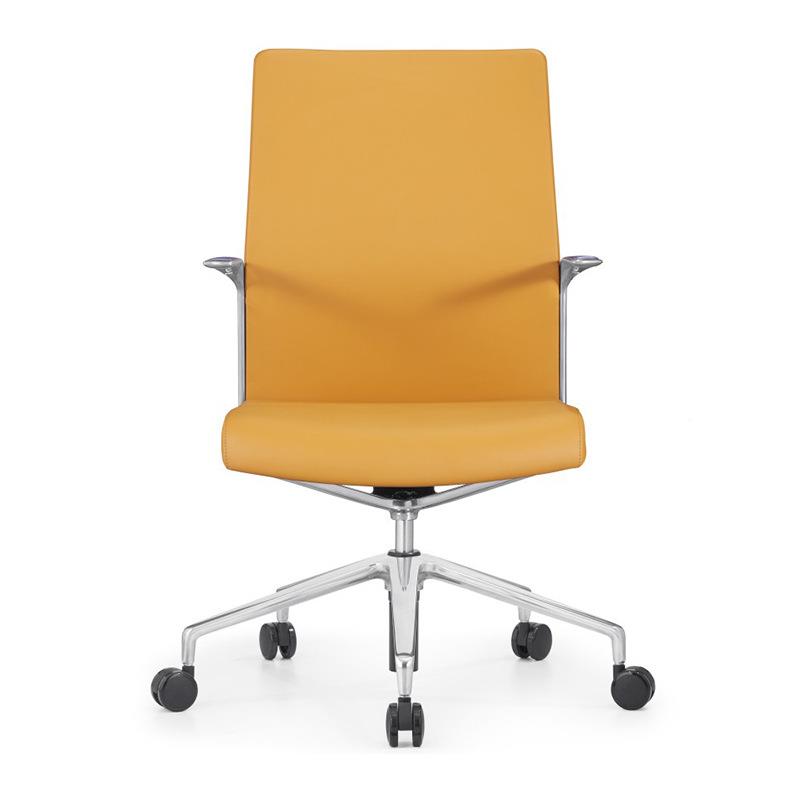 源头厂家自设家计简超纤皮椅会HS-601议约高档老板椅