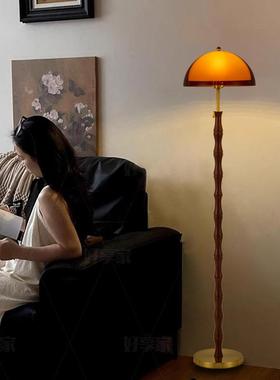 式氛中古地法灯客厅落高颜值复古布艺沙发旁卧室书81332房装饰落