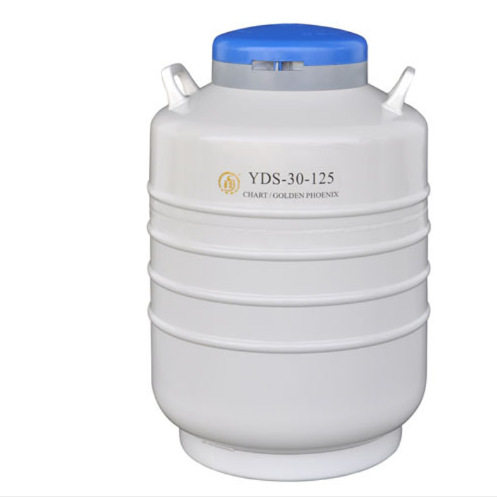 成都金凤YDS-30-125配多层方提桶液氮罐含六个四层方形提筒