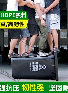 垃圾桶加大号大容量商用户240升分类环24619卫外带盖区厚挂车120