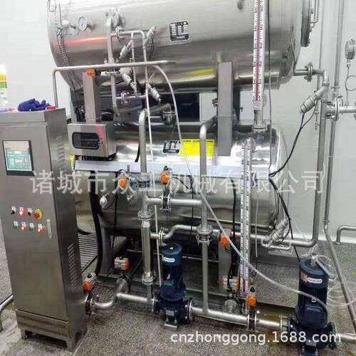 香鸡备蛋肠双层浴杀肠菌锅EEV 一拖二高温食水品杀菌设型号齐全