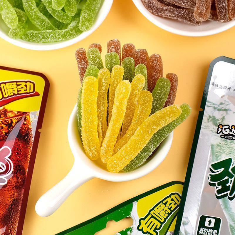 劲Q弹软糖酸软条多口味儿童小零食橡皮糖酸甜汽水味糖果酸糖袋装,零食/坚果/特产,传统糖果,淘宝优惠券,粉丝福利购,淘宝优惠卷