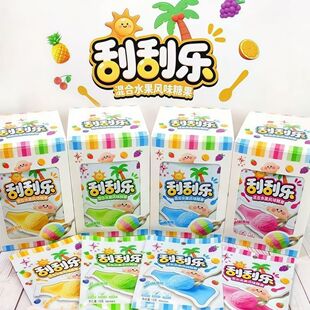韩星刮刮乐混合水果味风味糖果零食办公室休闲解馋下午茶网红糖
