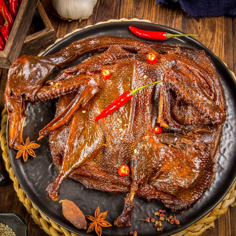 湖南正|宗手撕酱板鸭肉长沙常德特产年货熟食肉类辣即食卤味零食