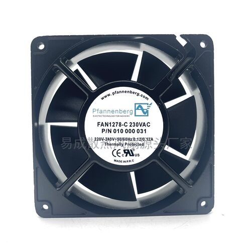 德国百能堡Pfannenberg FAN1278-C 230VAC 0.12A 散热风扇12738