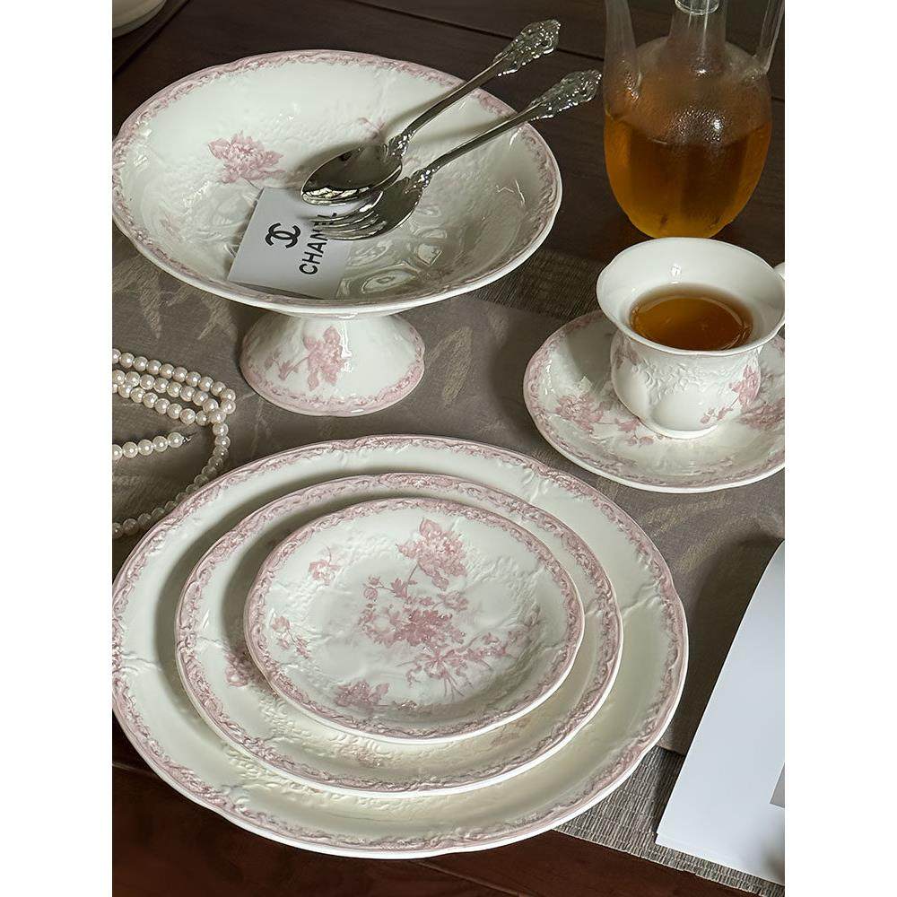 泽滕家平盘少女心法式甜品意面蛋糕牛排沙拉展示拍照摆盘碗碟套装,3C数码配件,USB多功能数码宝,淘宝优惠券,粉丝福利购,淘宝优惠卷