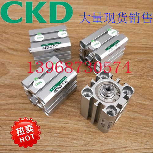 CKD喜开理气缸SSD/SSD2-L-20-5/10/15/20/25/30-N-W1/-W1气动元件