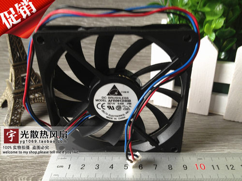 DELTA台达 9015 9cm DC12V 0.45A -F00 AFB0912HHB 测速风扇 散热