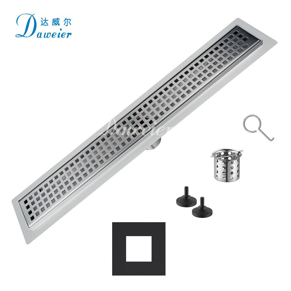 量不锈钢地漏30CEE4直排水实心条加宽加厚排大长代条浴室现简约防