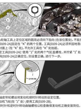 志标致2008T时408308S雪铁龙C3C4标1.2发动机正XIK工具平衡轴工具