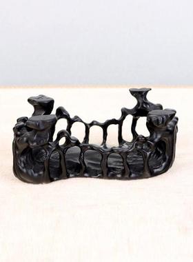 盆景底座高底座底花瓶座摆档件底奇石根雕底座工艺品花YIC盆座