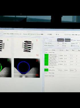 弹簧备压簧觉光学筛YC040010选机CC视分选设机械全D自动外观缺陷
