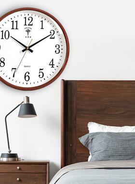 北极星静音电波客厅钟表公教室卧钟室现代简约创办意家用钟IDV挂