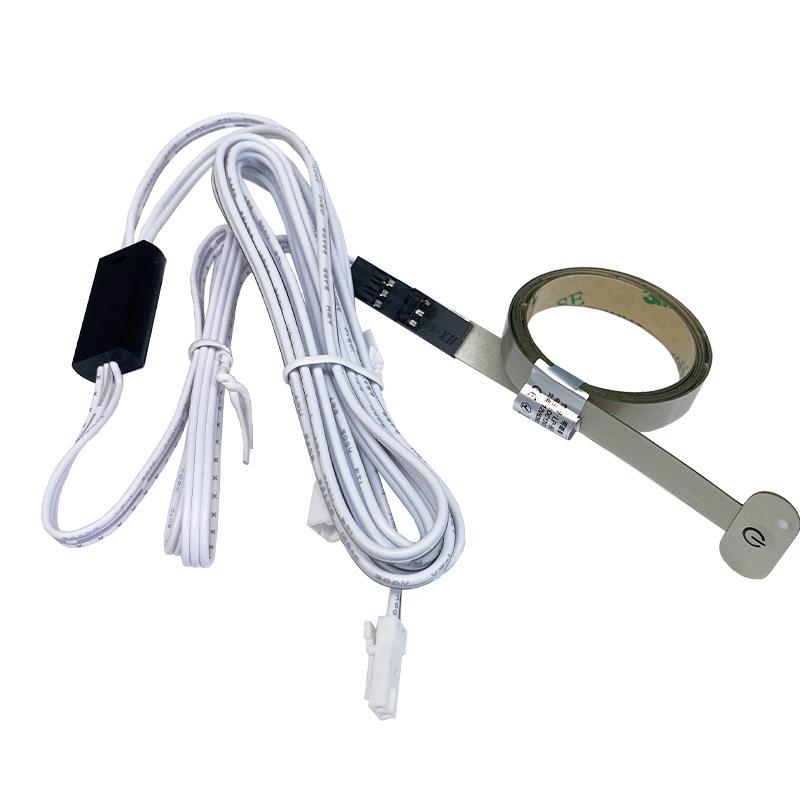 LED薄膜开按关柔性衣柜灯灯带键橱开关触摸应开关免开槽感WEZ感应