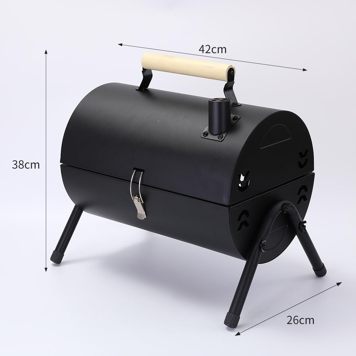 创意外耐用烧烤折叠免安装碳户烤炉加KHC厚架便携风防烧烤炉烧烤