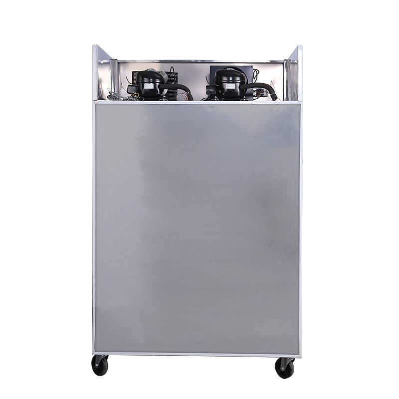 广州厂家直销双用不锈钢四门温商冷柜冻冷冷藏ZMF冰柜商用冰箱