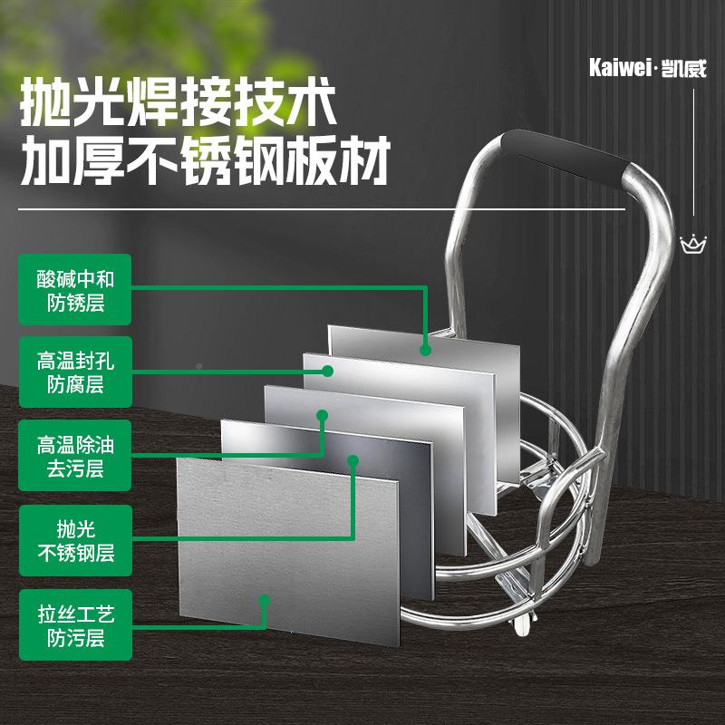 不锈钢汤汤桶车桶车厨房家用加厚保汤温桶底座汤桶架移锈动不可钢