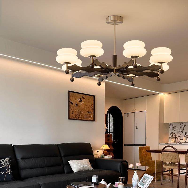 法式中古风实尚玻璃客厅吊灯气美式复古简112约时大护眼餐厅木卧,家装灯饰光源,智能吊灯,淘宝优惠券,粉丝福利购,淘宝优惠卷