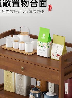 茶桌用小架茶台可移动小车带PHR轮茶几推沙发边家几茶水多功能置