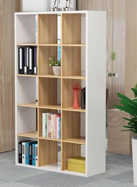 隔断柜公IXK室高低组格子柜置物柜文件办展示柜合镂空双面资料用