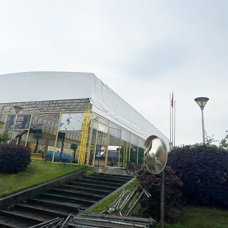 电AVJ动款雨遮棚阳活动推物拉棚自动伸缩仓库流停棚车棚电动推拉