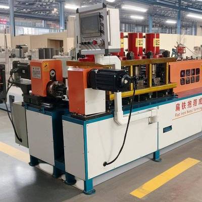 扁抱铁箍机全自动数控钢扁铁带抗震8EFC支架80-型数控抱箍成型机