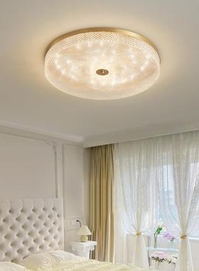 轻水晶0全铜吸顶灯客简约现代225设计款温馨YFM浪漫厅主卧奢室房