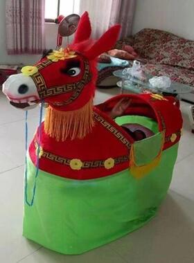 演成人驴驴毛演NEA出表道具毛驴跑驴社火道具毛全套节日表演道具