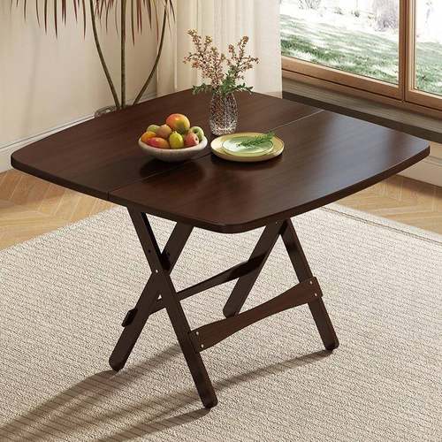 楠竹折叠桌F98J5JSJ便携式用阳台简易方摊桌小家户型出租房吃餐桌