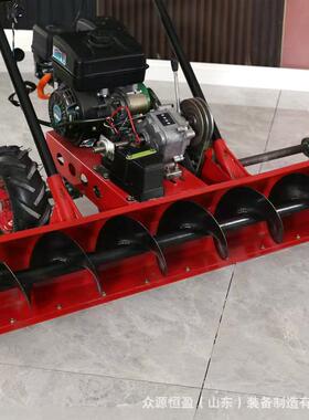 扫雪机手式汽小型清雪抛雪机油全柴油蛟龙款道73411推路物业齿轮