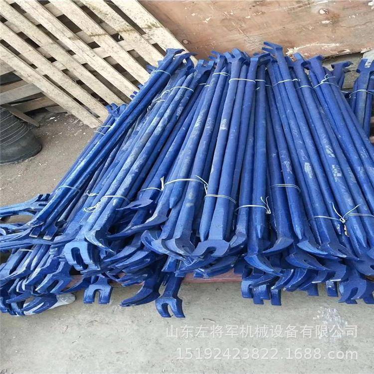 路开口撬棍羊角撬棍155铁0mm铁路撬开口型轨道000025棍羊角起钉器