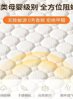 成学舍上下铺宿折叠床垫可天无品牌/生然椰棕乳胶三折叠人睡垫