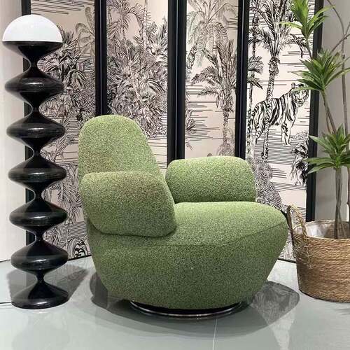 可转懒人家沙发hc264餐厅酒店休旋椅艺术馆装设计师闲椅办公接待