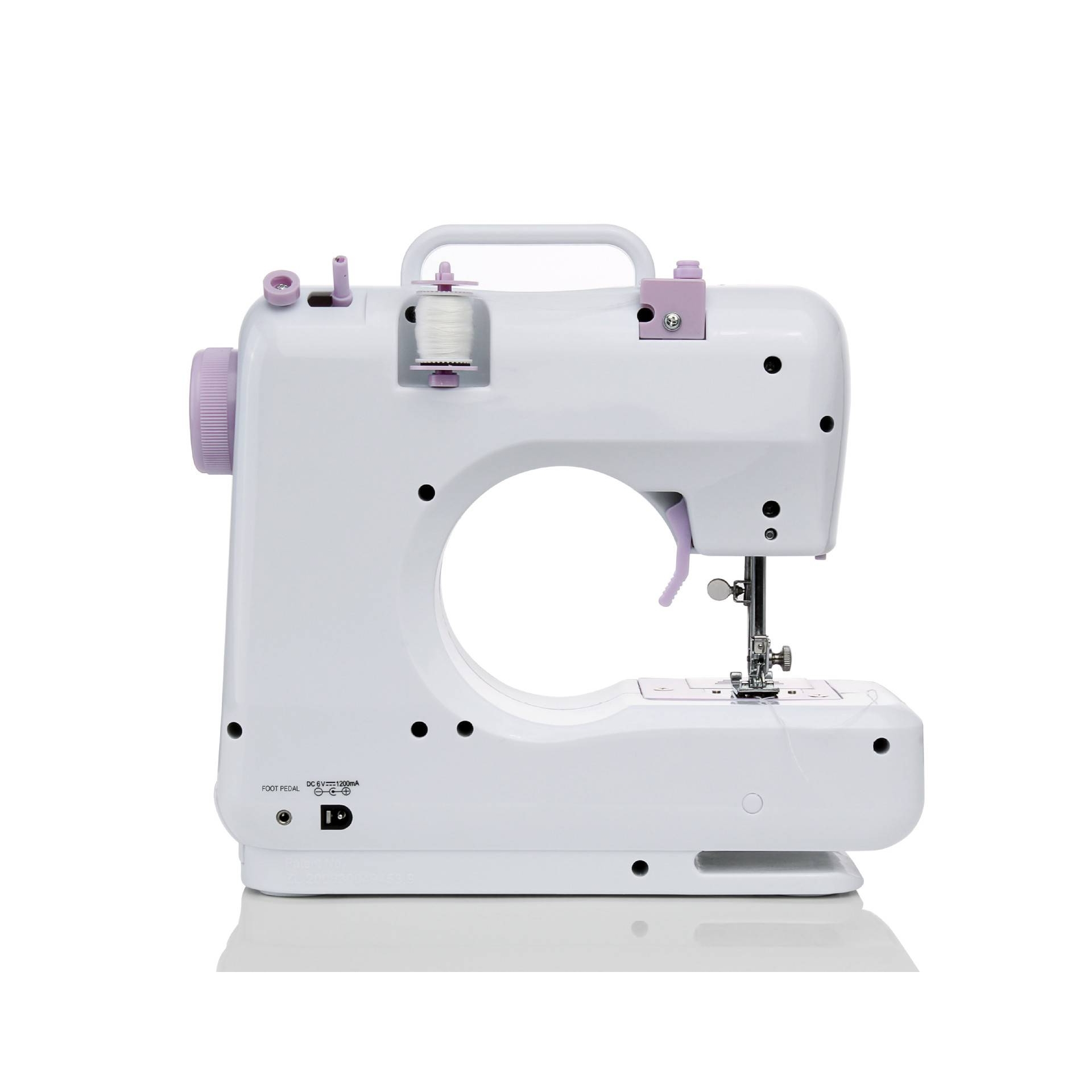 505A升级版12线迹台式迷你缝纫机，家用电动多功能锁边吃厚