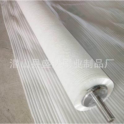 工业毛刷厂家销售尼龙磨料丝铜钢丝打磨抛光除锈弹簧刷滚  毛刷辊