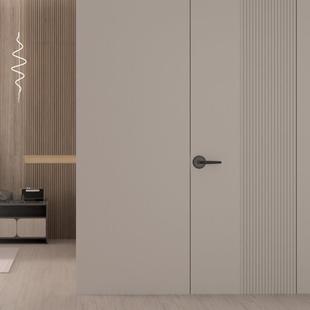 现代极简门锁SVI室内卧室房间机械锁静音磁锁吸分体用型家用通门