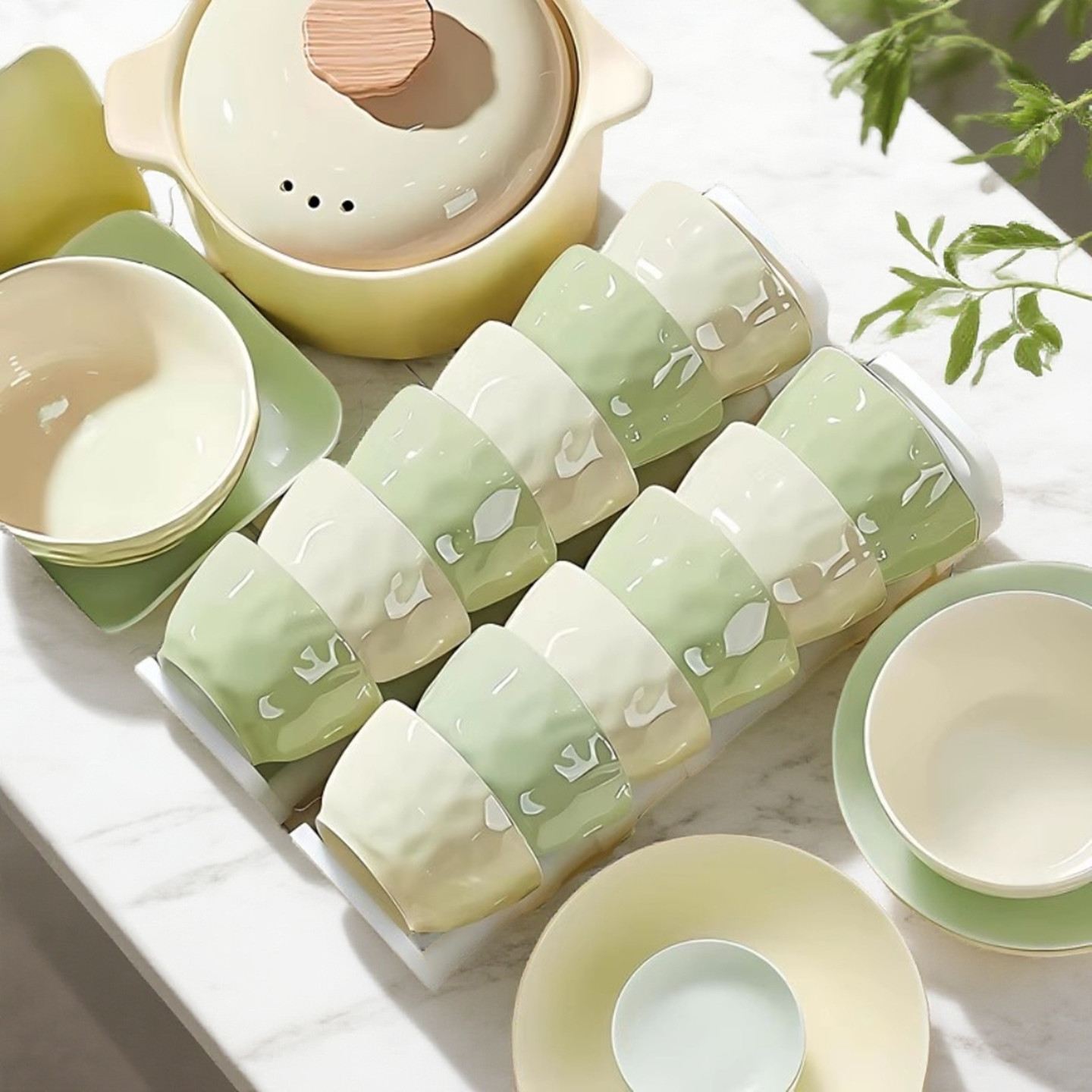 釉下瓷碗具2025彩陶新款风